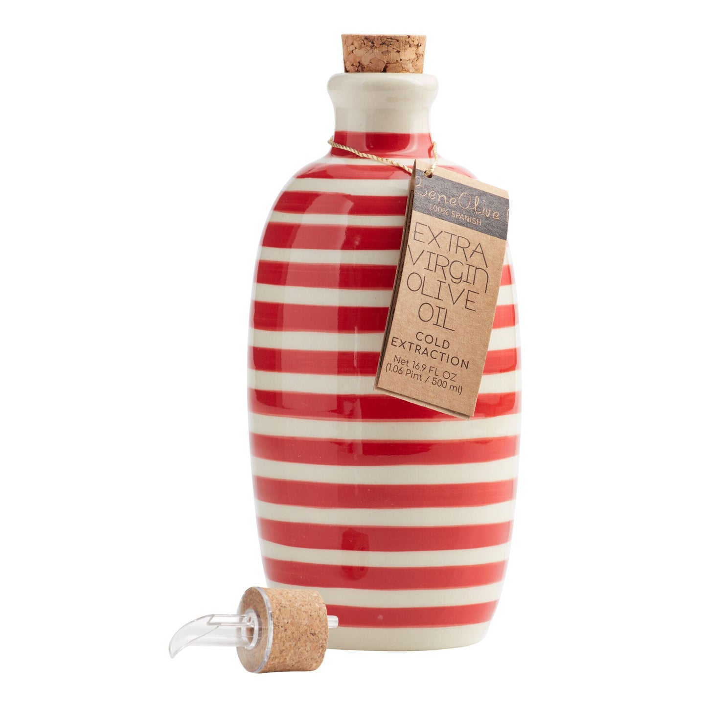 Beneoliva Arbequina Extra Virgin Olive Oil – Handcrafted Ceramic Bottle (500ml)