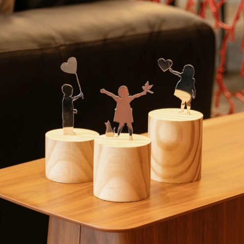 Bibelox Menino Coração Balão