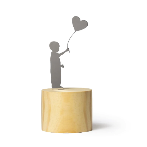 Bibelox Menino Coração Balão